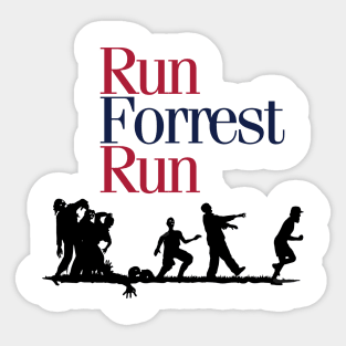 Run Forrest Run Sticker